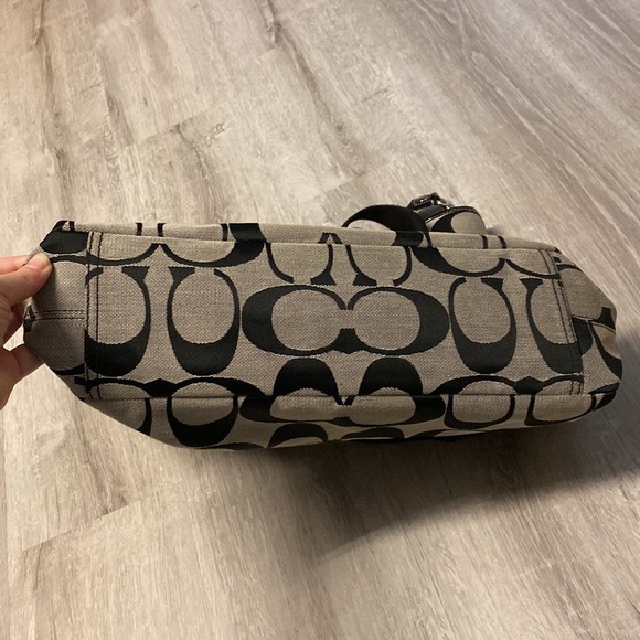 Coach Monogram Shoulder Bag with Removable Crossbody Strap - Picture 5 of 13